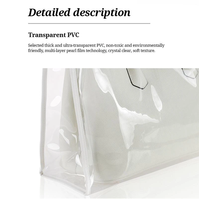 Transparente Staubdichte Tasche Tragetasche