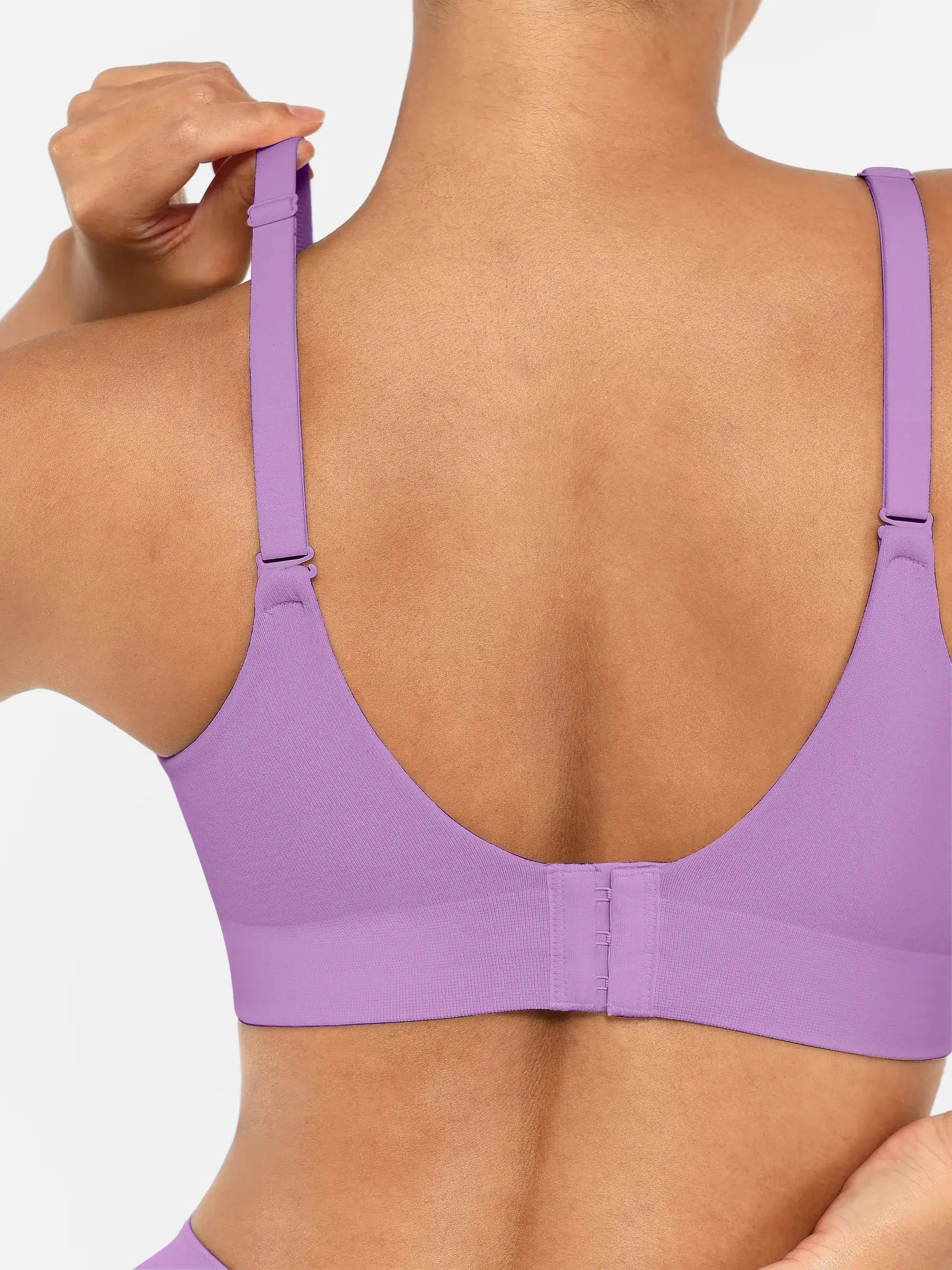 Feelingirl Wireless Push-Up Seamless Comfort Full Coverage Bra