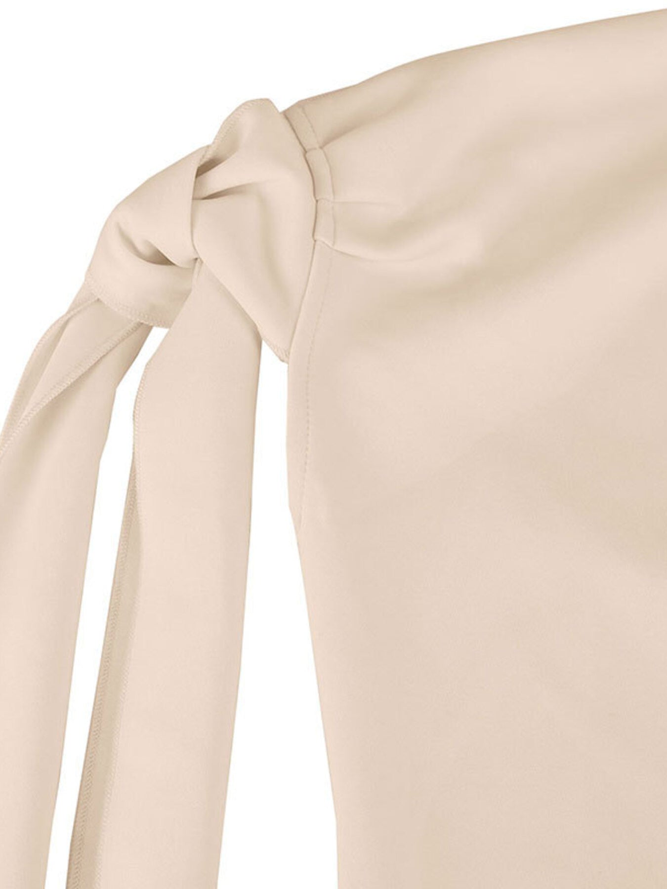 One-Shoulder Bowknot Mini Dress