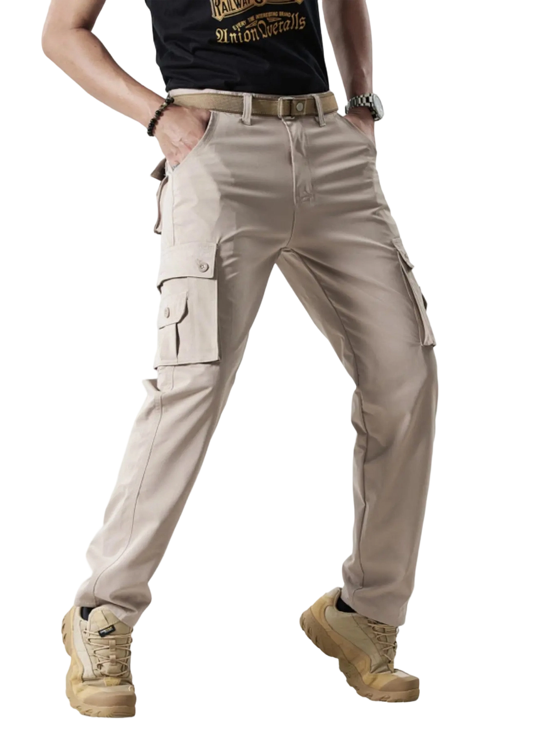 Rugged Multi-Pocket Men's Cargo Pants