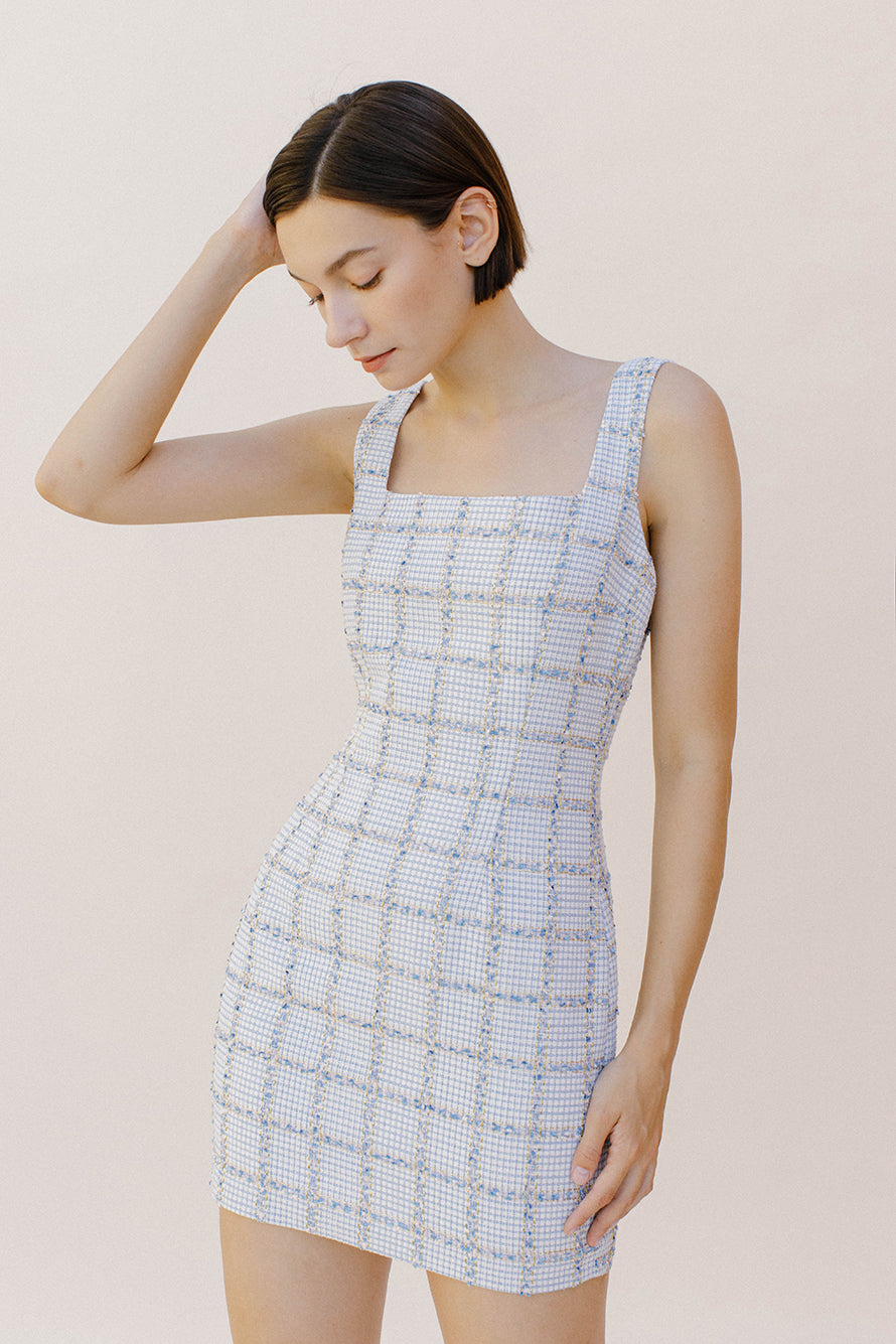 Ailani Tweed Mini Dress