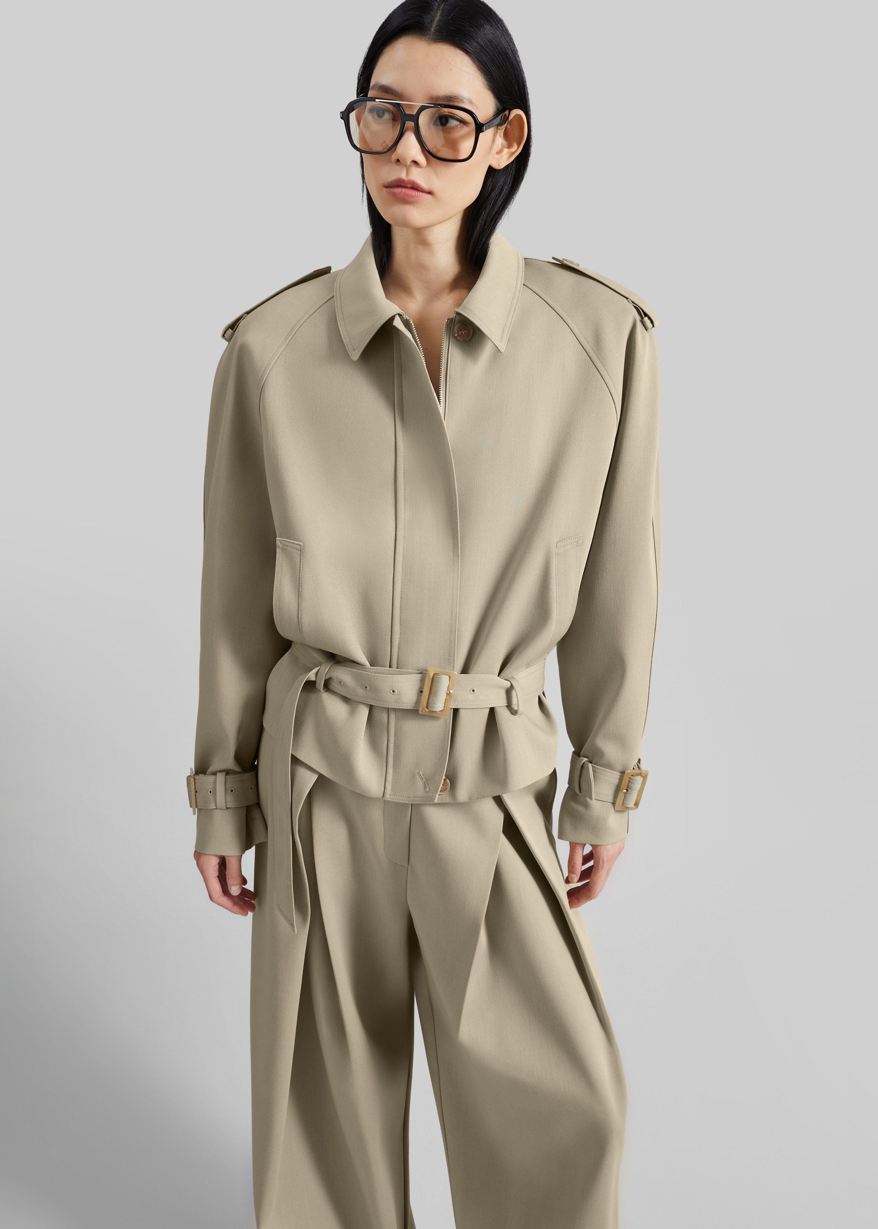 Avray Short Trench - Beige