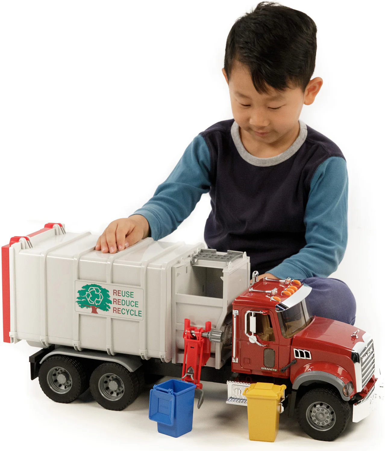 Heavy-Duty Side-Loading Garbage Truck