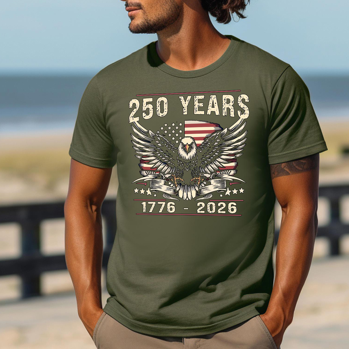 250 Year Old American Unisex T-Shirt