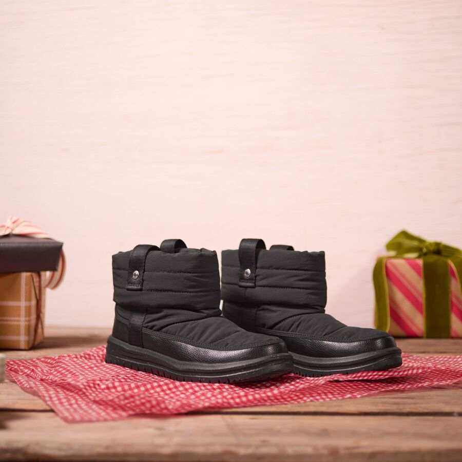 Camden Cuff Nylon Quilt - Black/Black