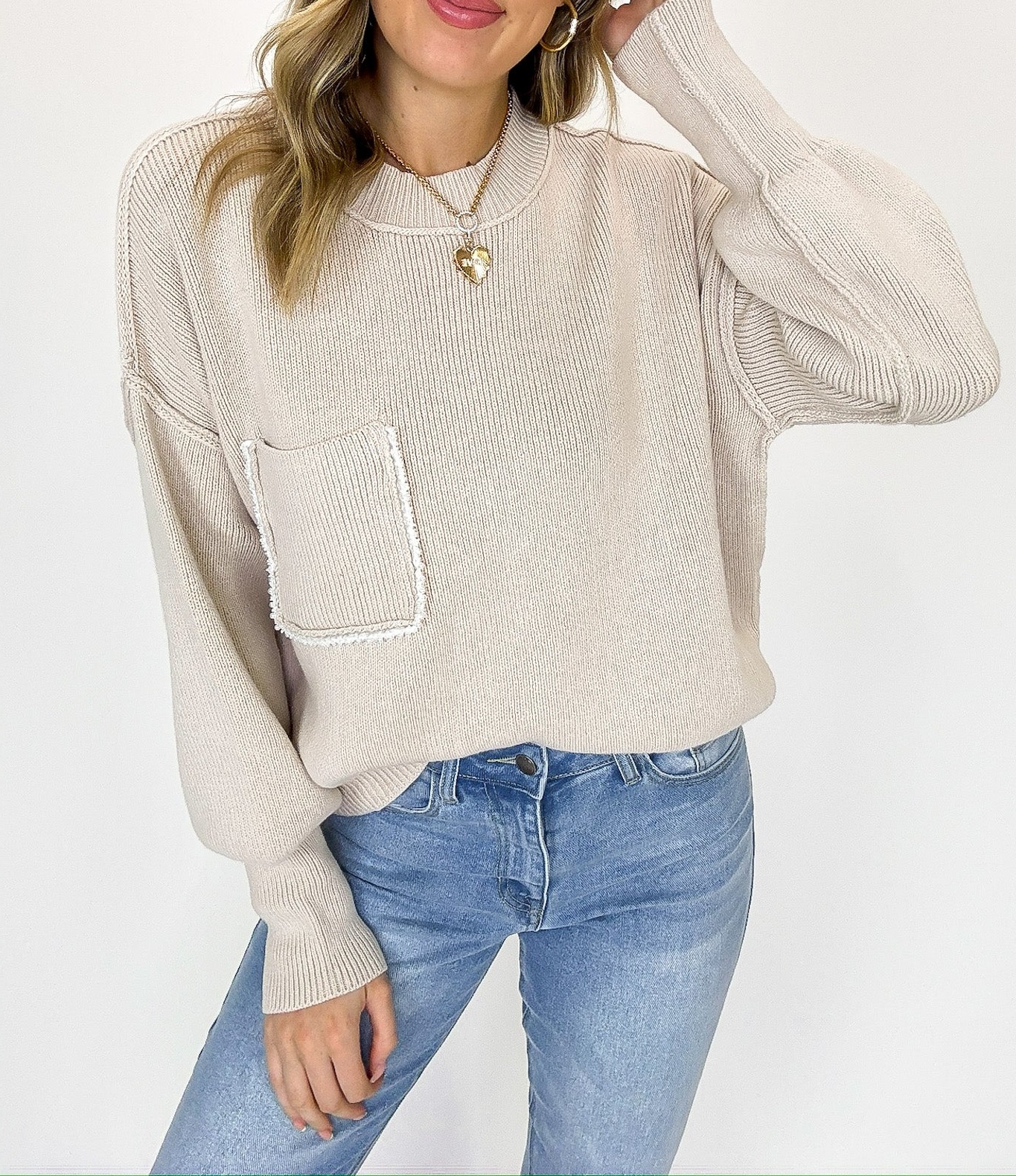 Knit Intentions Front Pocket Sweater
