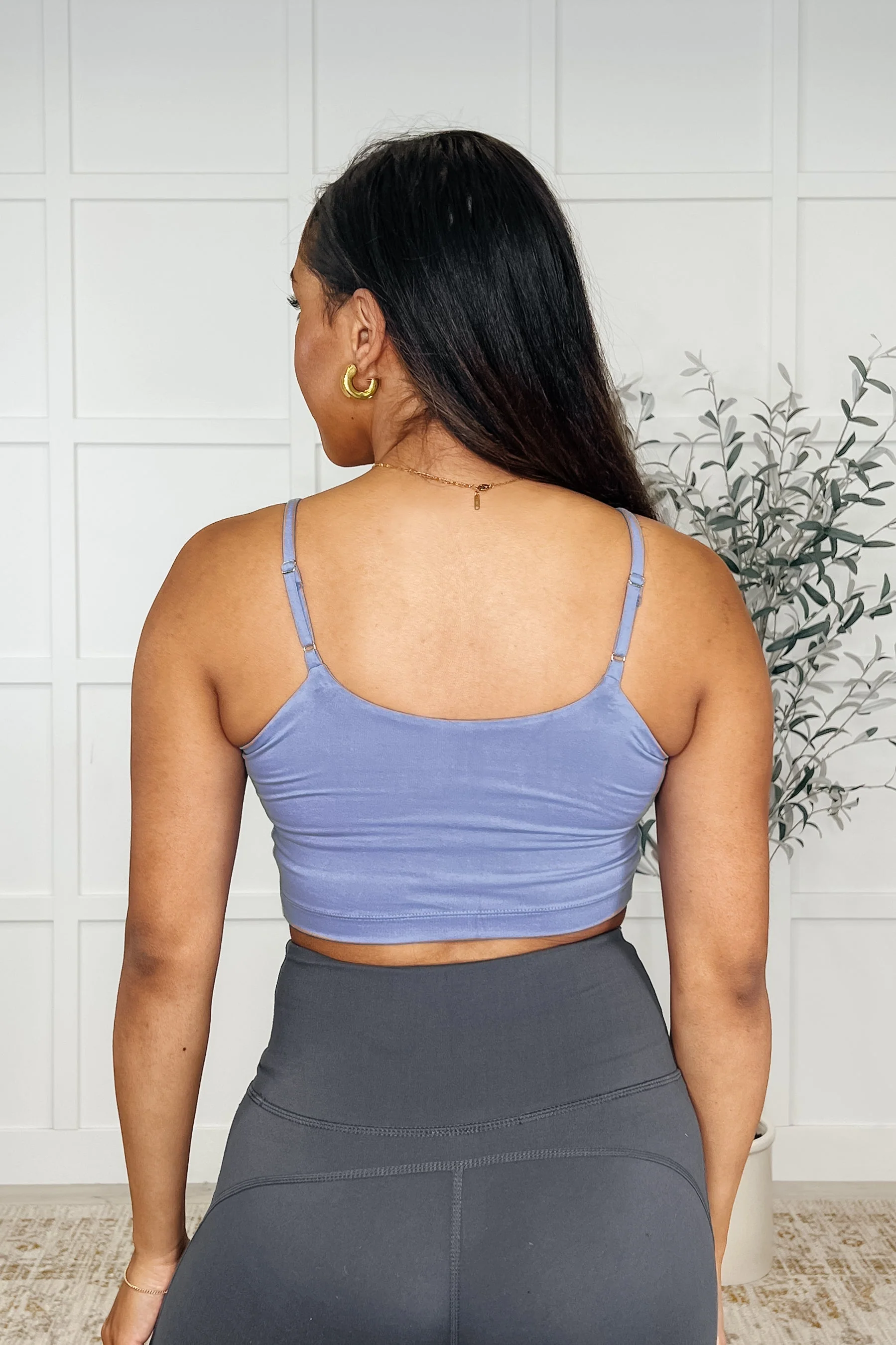 Hot Yoga Tank in Blue Hyacinth