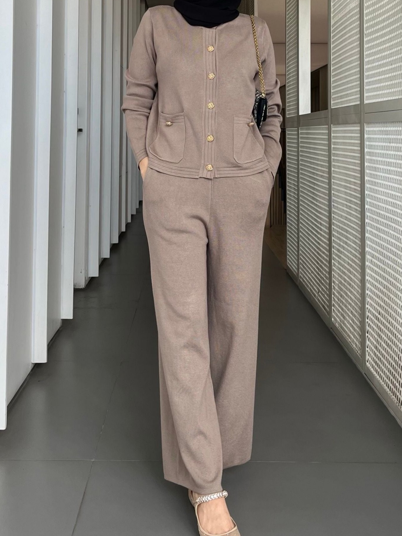 Chic Knit Co-ord Set – Elegance & Effortless Sophistication