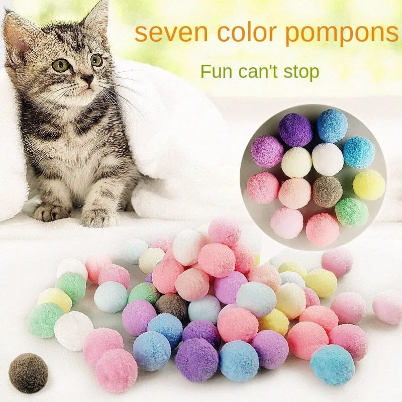 Silent Cat Toy Ball 30pc