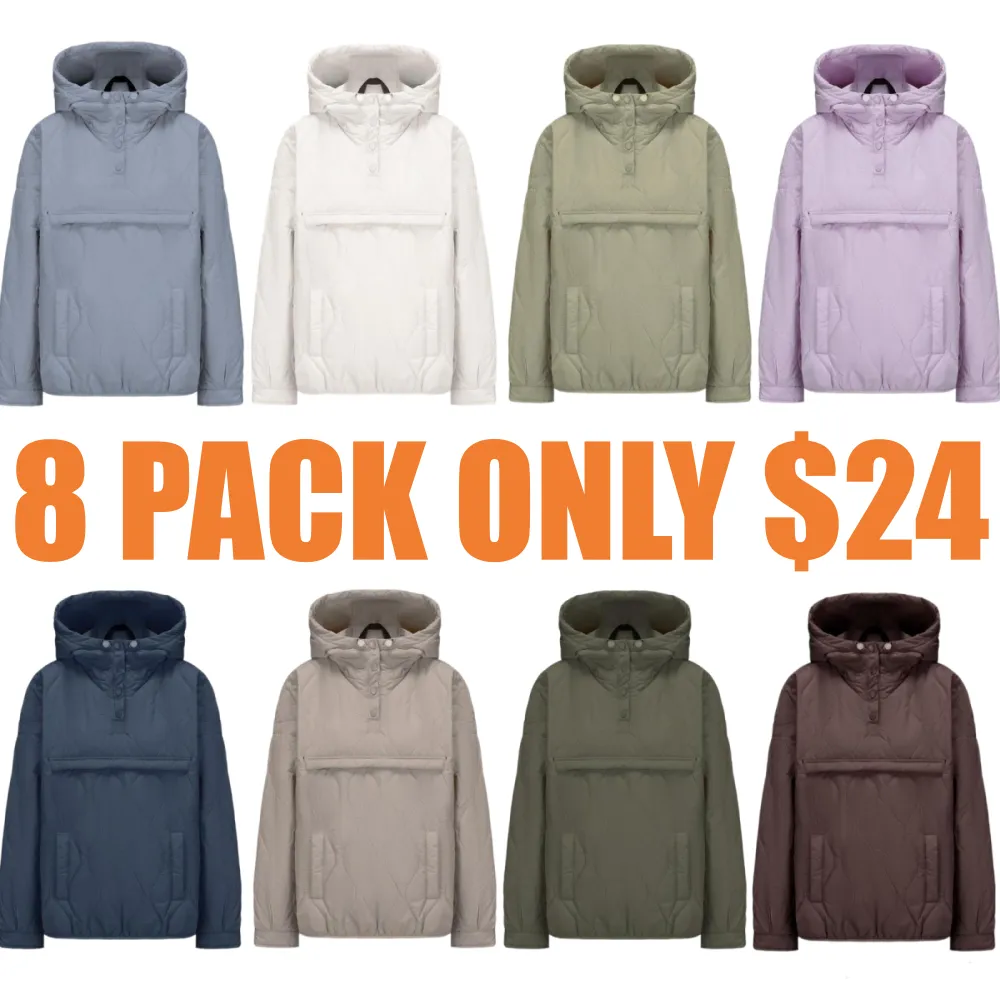 Women's Packable Baggy Fall Puffer Hoodie Coat