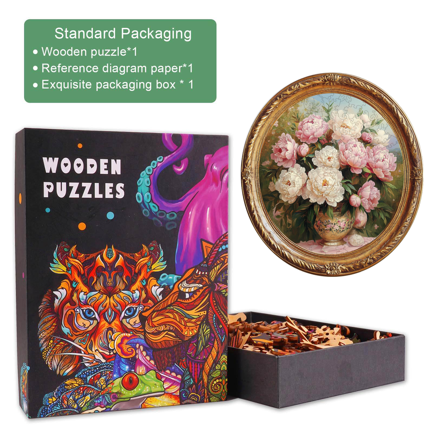 3D Tranquil Spring Day Wooden Jigsaw Puzzle