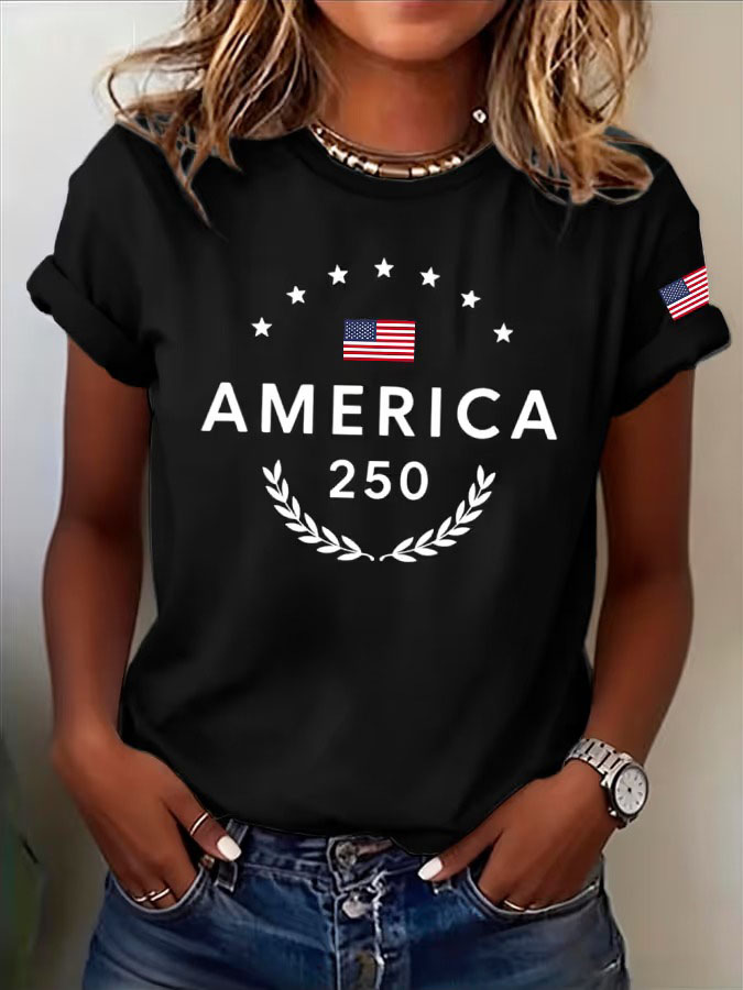 Women'S Retro American Independence Day 