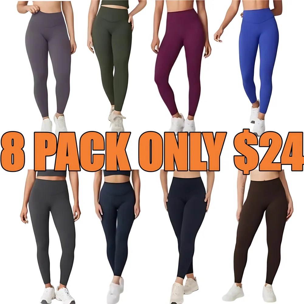 Women High Waisted Soft Yoga Workout Leggings