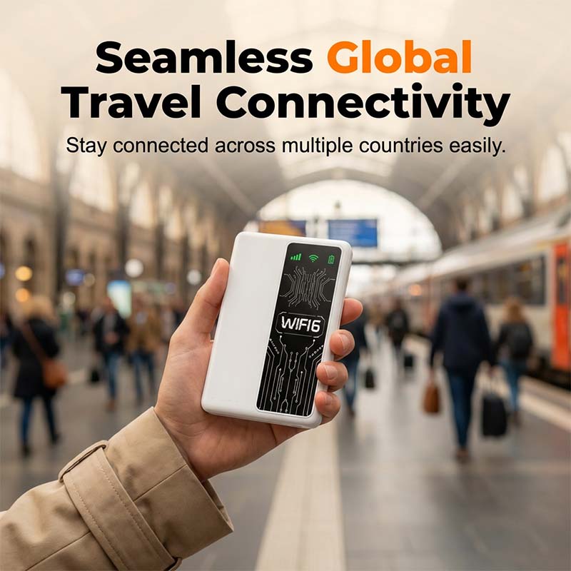 Portable Internet Hotspot for Travel, Work, and Gaming