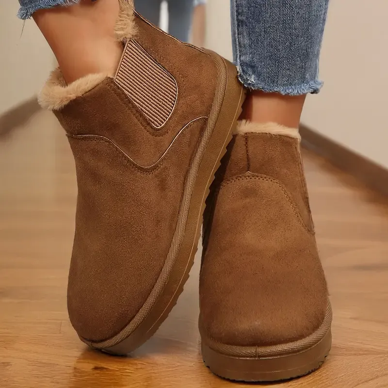 Women's Thick Soled Winter Snow Boots