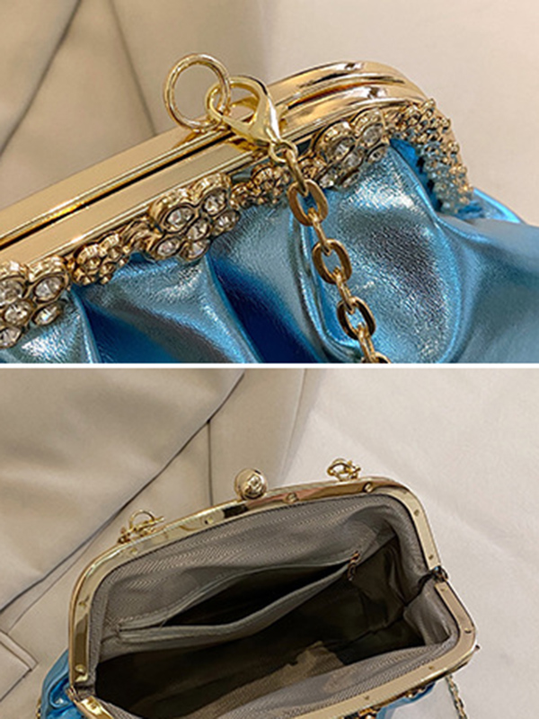 Pleated Shiny Bags