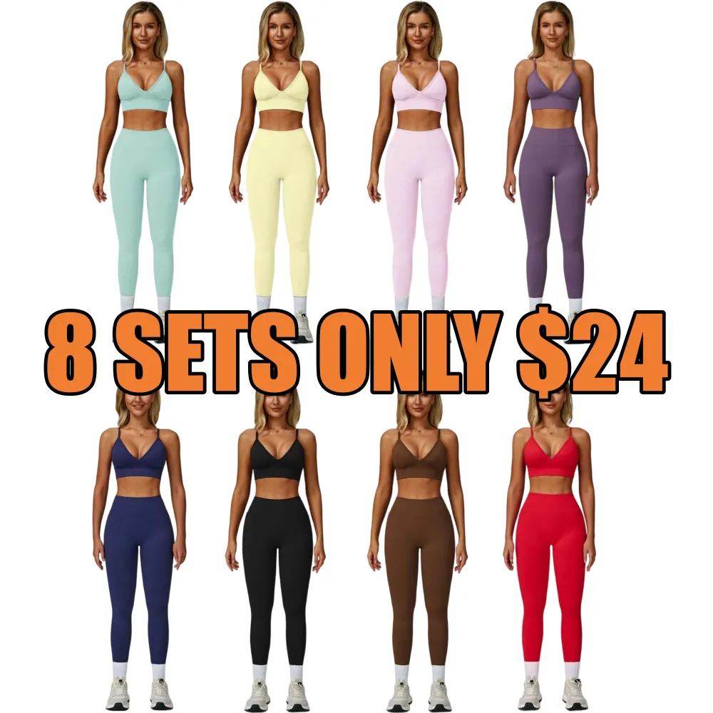 Women’s Activewear Set – Cute Sports Bra & Yoga Pants for Gym or Lounge