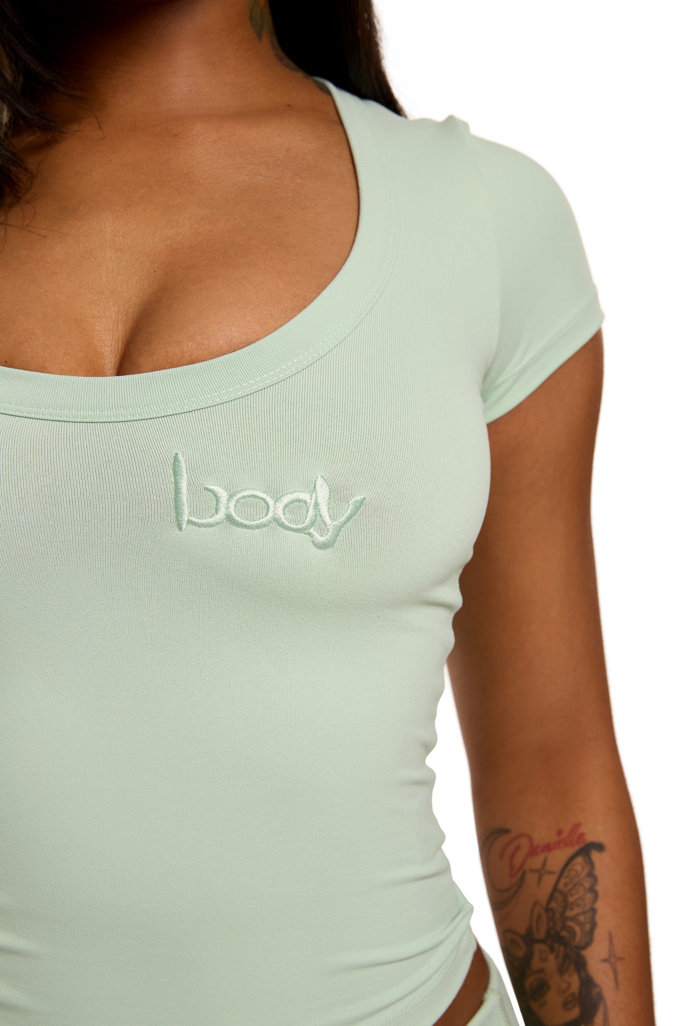 YOGA FULL LENGTH TOP (SEA-FOAM GREEN)