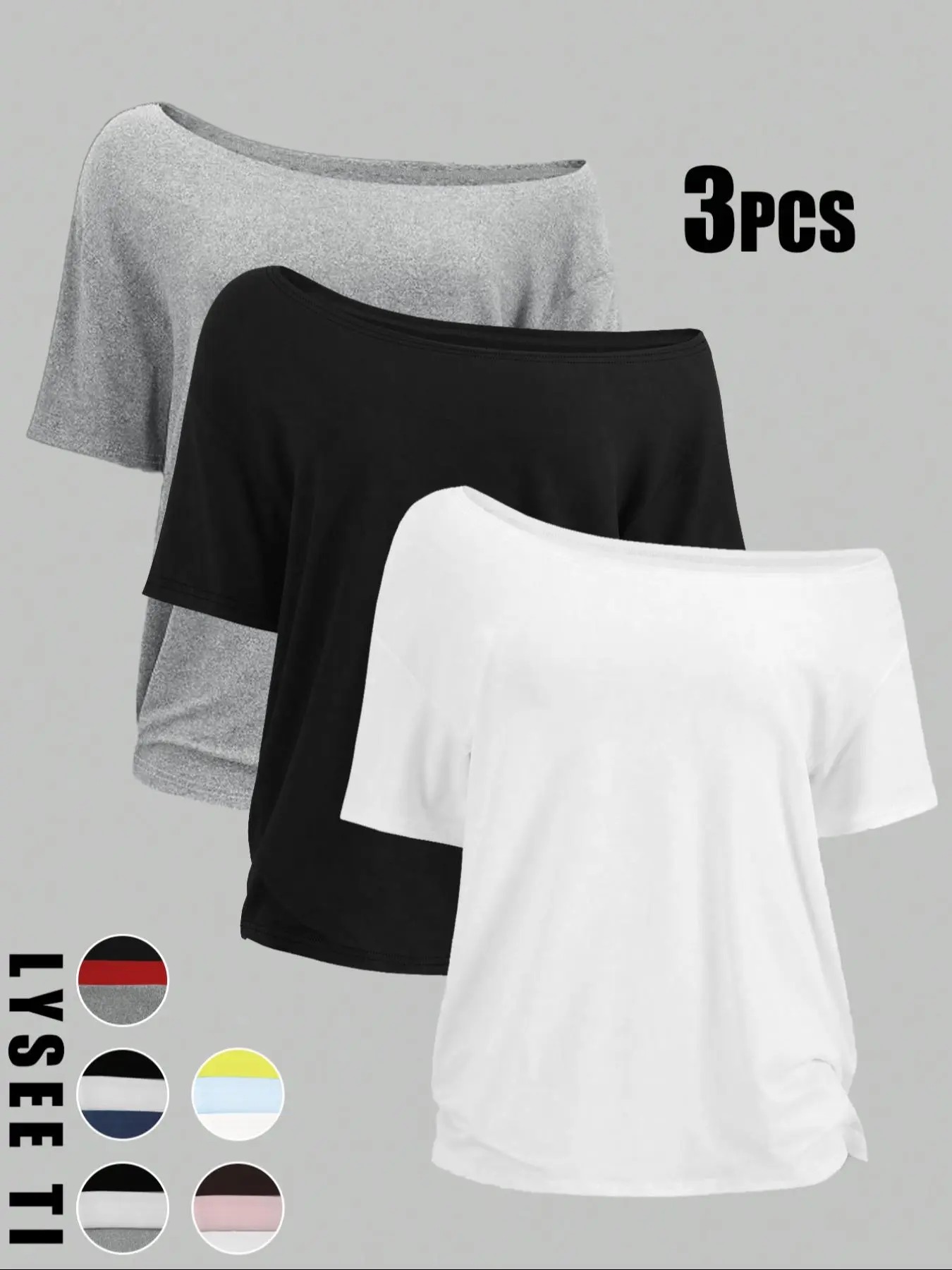 Women’s Everyday Solid Color Basic Tee – Casual Short Sleeve Shirt