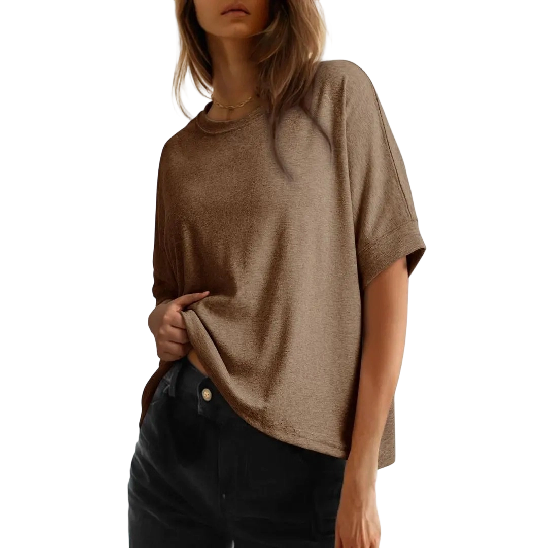Women's Relaxed Oversized Soft Basic Tee