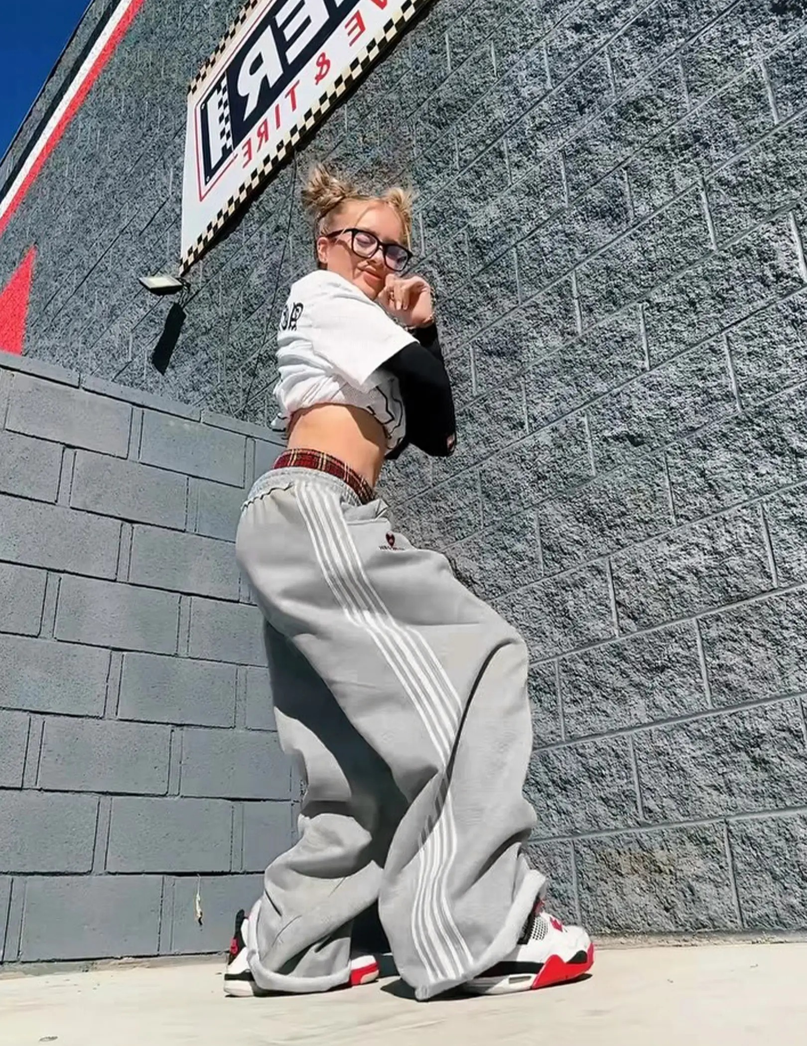 🧩🧩🧩Unisex Plaid Patchwork Sweatpants