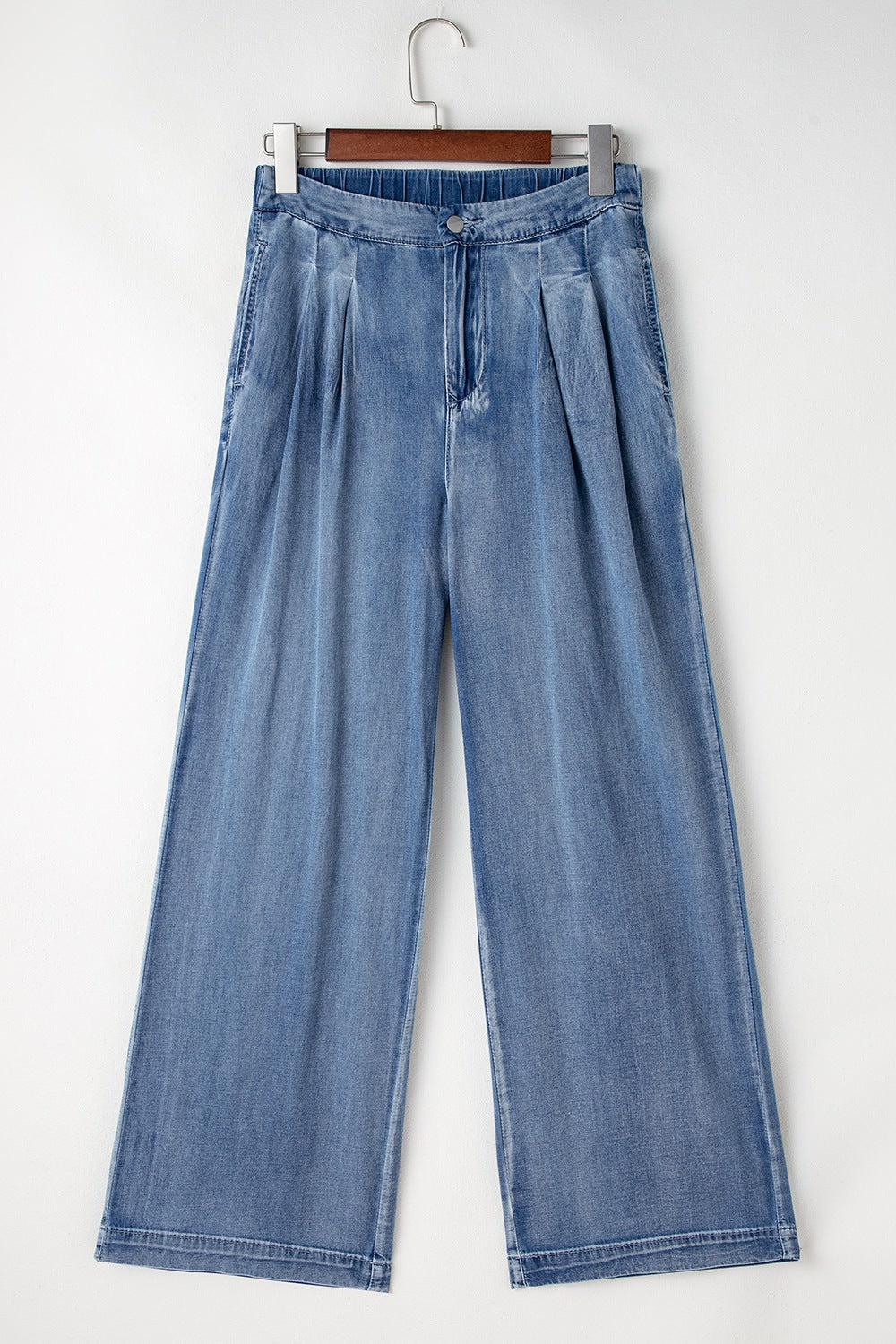High-Waisted Wide-Leg Jeans