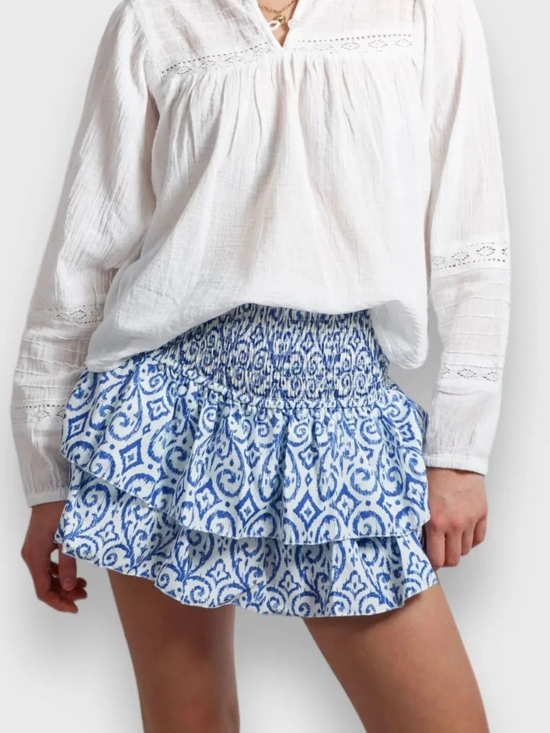 Layered Mini Skirt