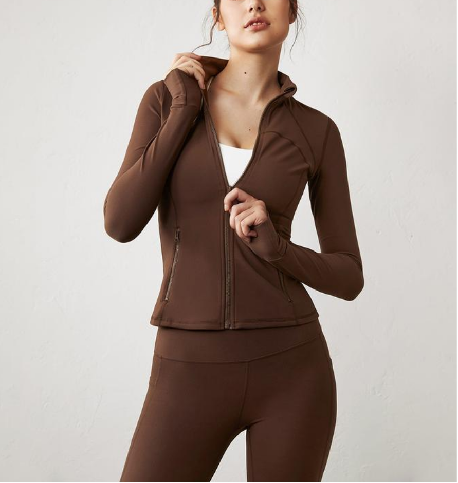 Crop Track Jacket & Leggings Set Activewear