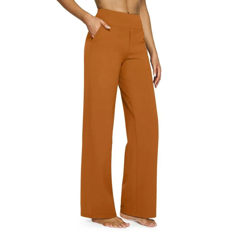 Loose High-Waist Business Casual Pants Yoga Pants Women Wide Leg Pants