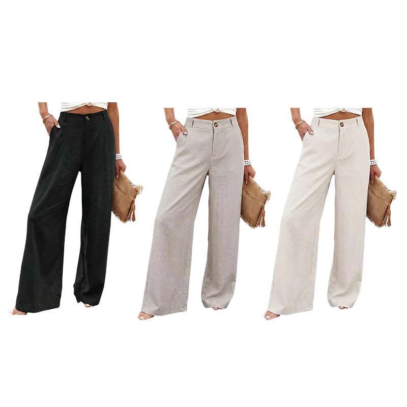 Women's High Waist Wide Leg Pants