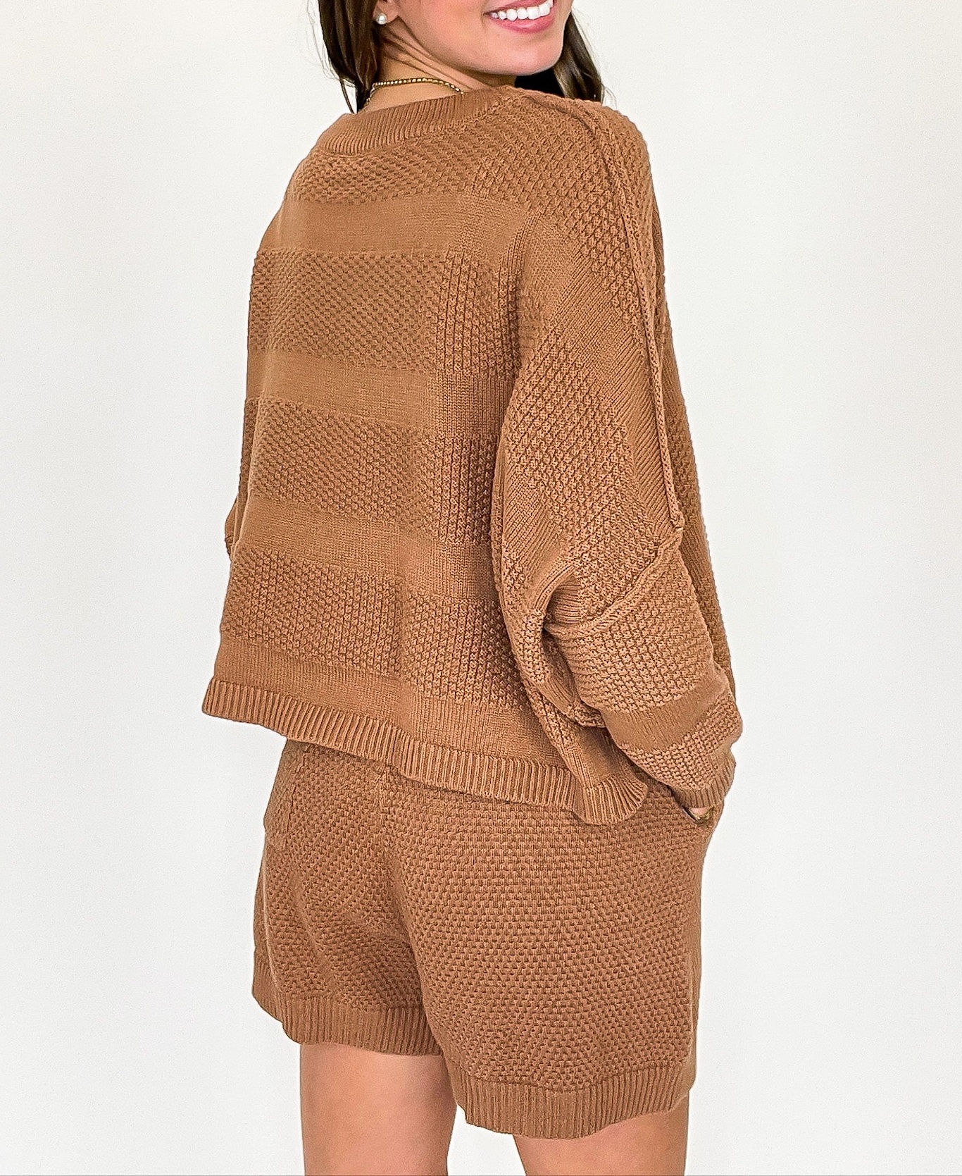 Ease Relaxed Fit Knit Top and Shorts Set