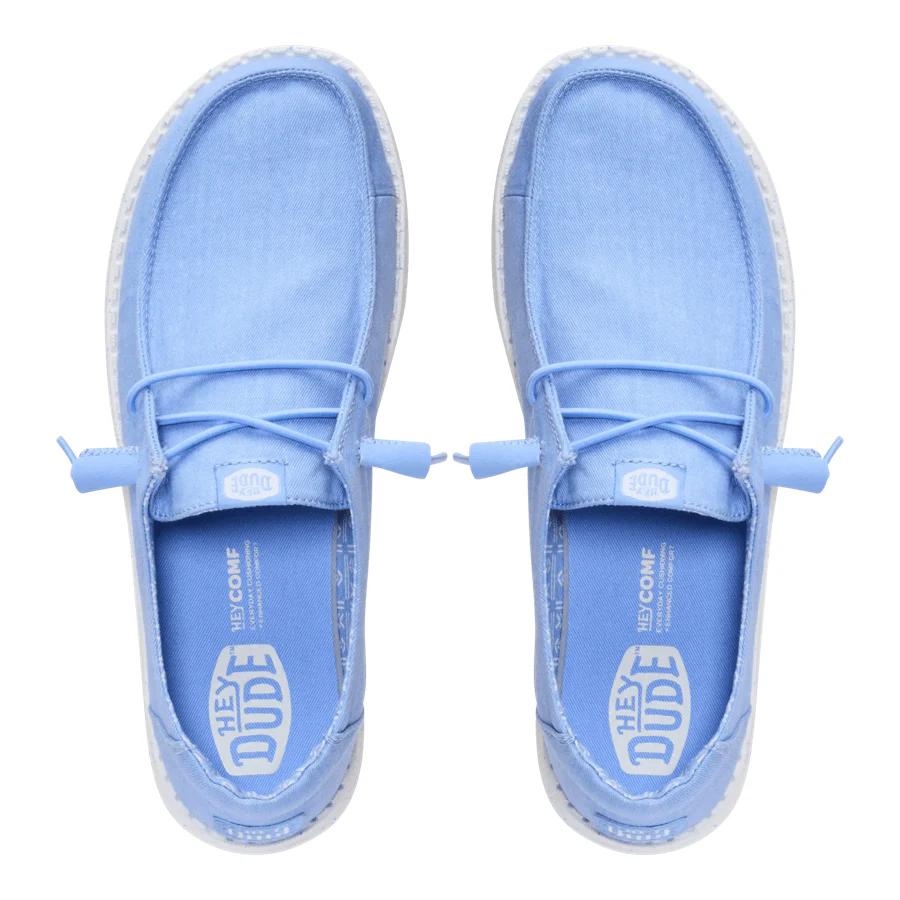 Wendy Stretch Canvas - Hydrangea Blue