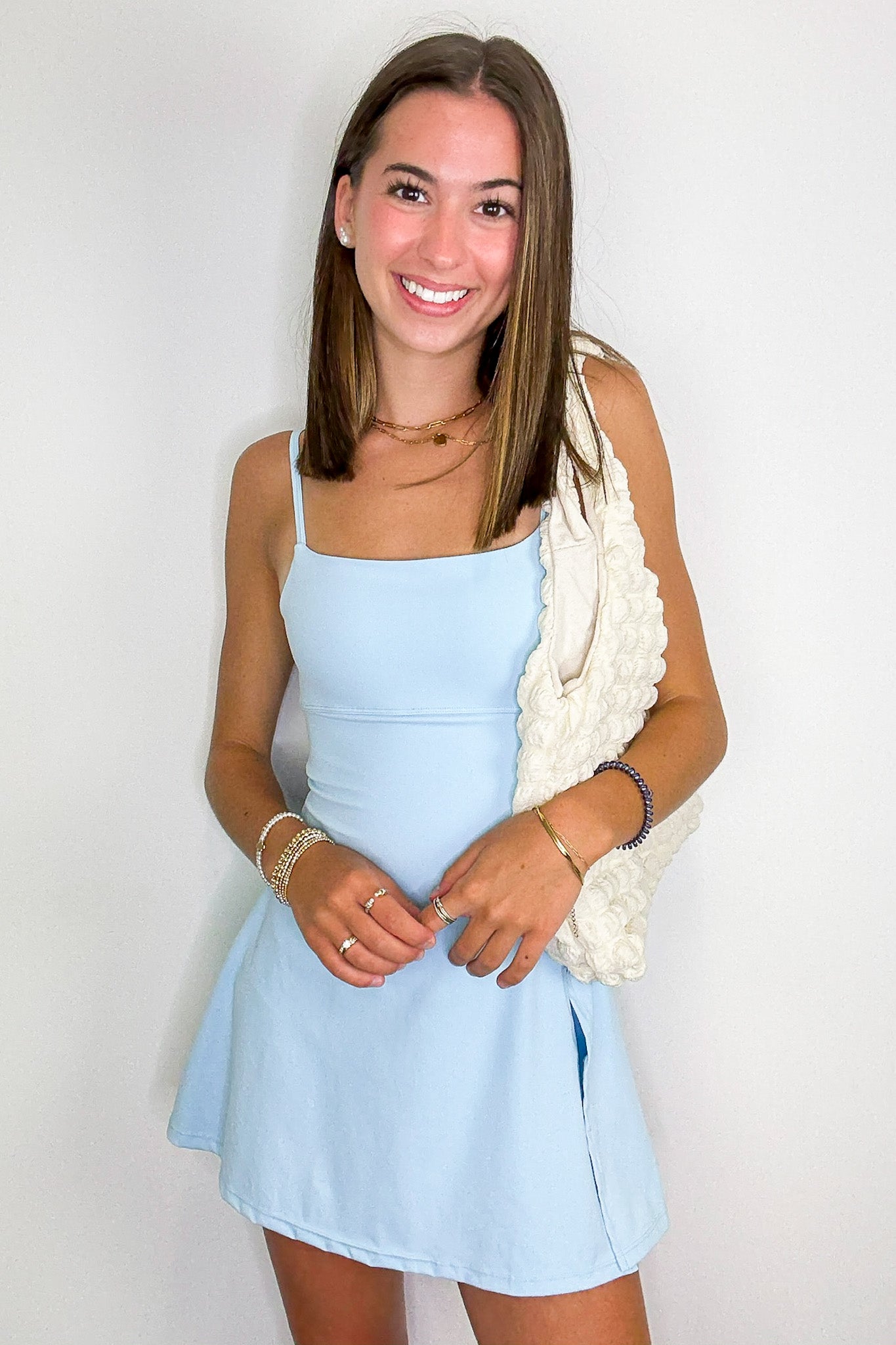 A-Line Mini Active Romper Dress