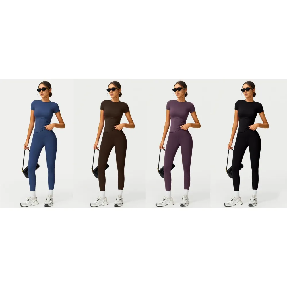 Women Quick Dry Yoga Set Workout Sportswear