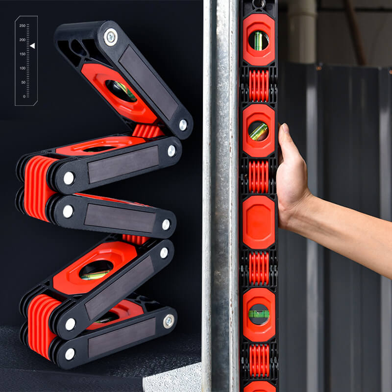 📐【Folding Protractor and Level】— Just pull and fold to measure angles and check levelness! 🔧✨