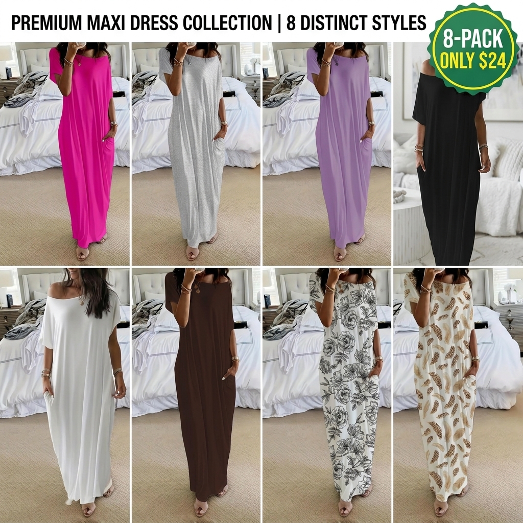 🦇🦇🦇Women's Batwing Sleeve Lounge Dress