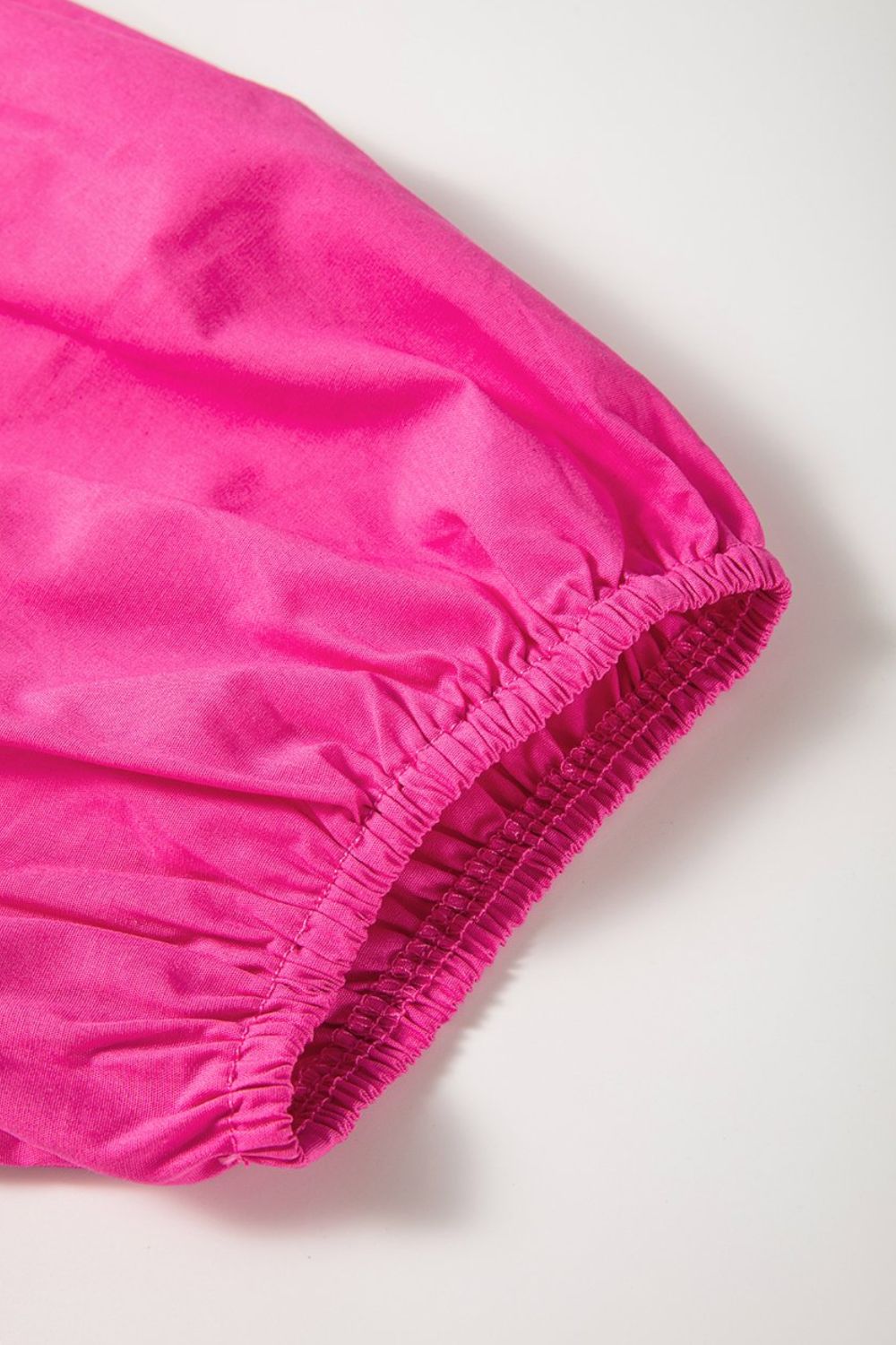 Puff Sleeve Tie Front High Waist Mini Dress