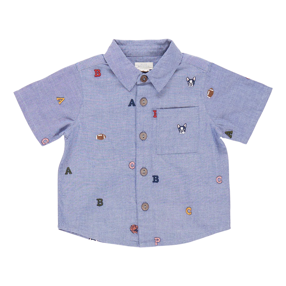 Boys Jack Shirt Varsity Embroidery