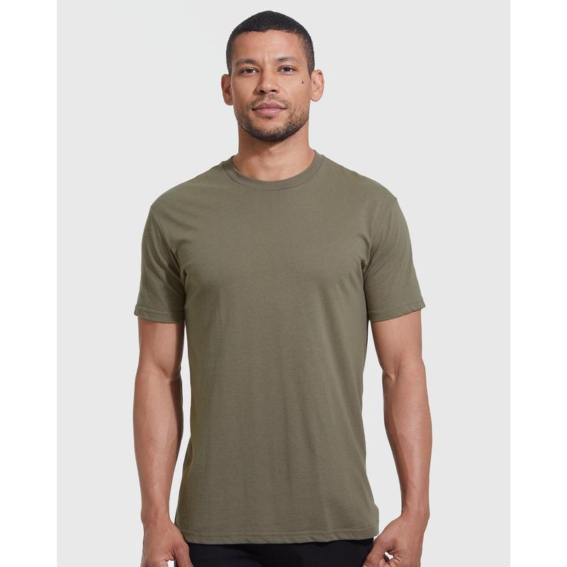 Men’s Short Sleeve Crew Neck T-Shirt – Premium Fit for Everyday Comfort, Casual Streetwear, Workwear, or Men Gifts