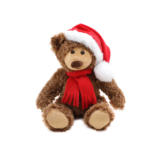 Christmas Frankie Bear Brown 10inch