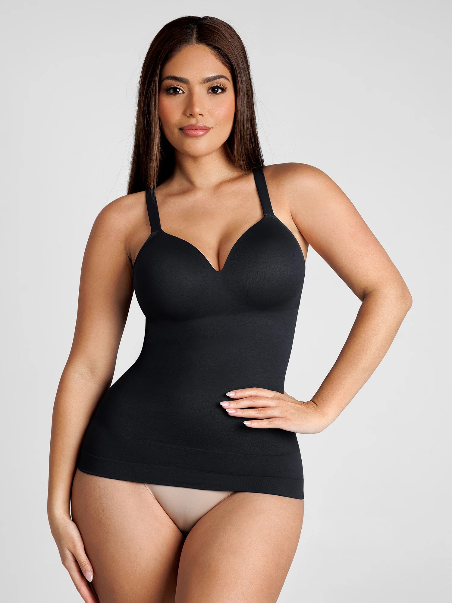 Feelingirl Seamless Built-In Bra Cami Top