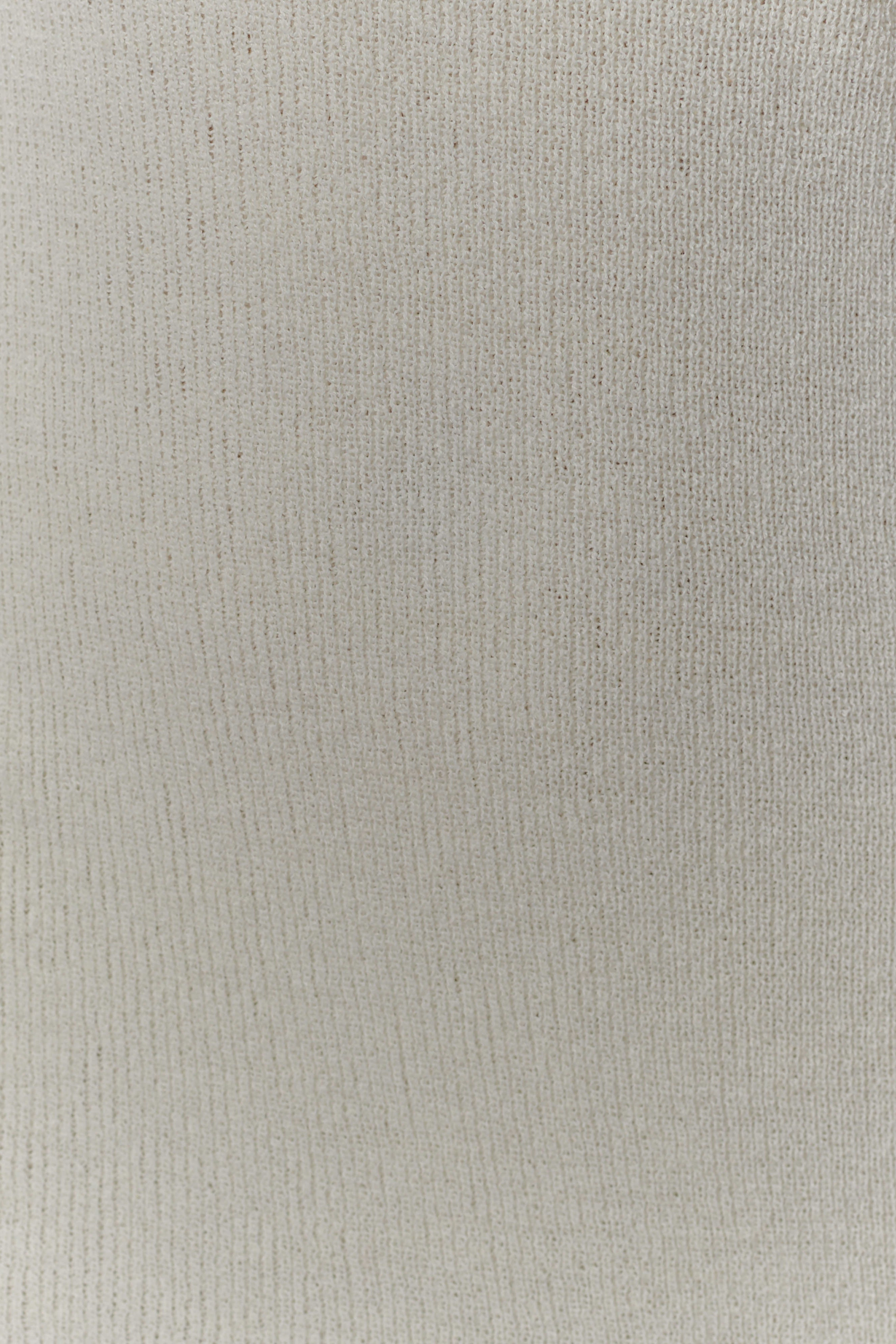 White Halter Knit Mini Dress