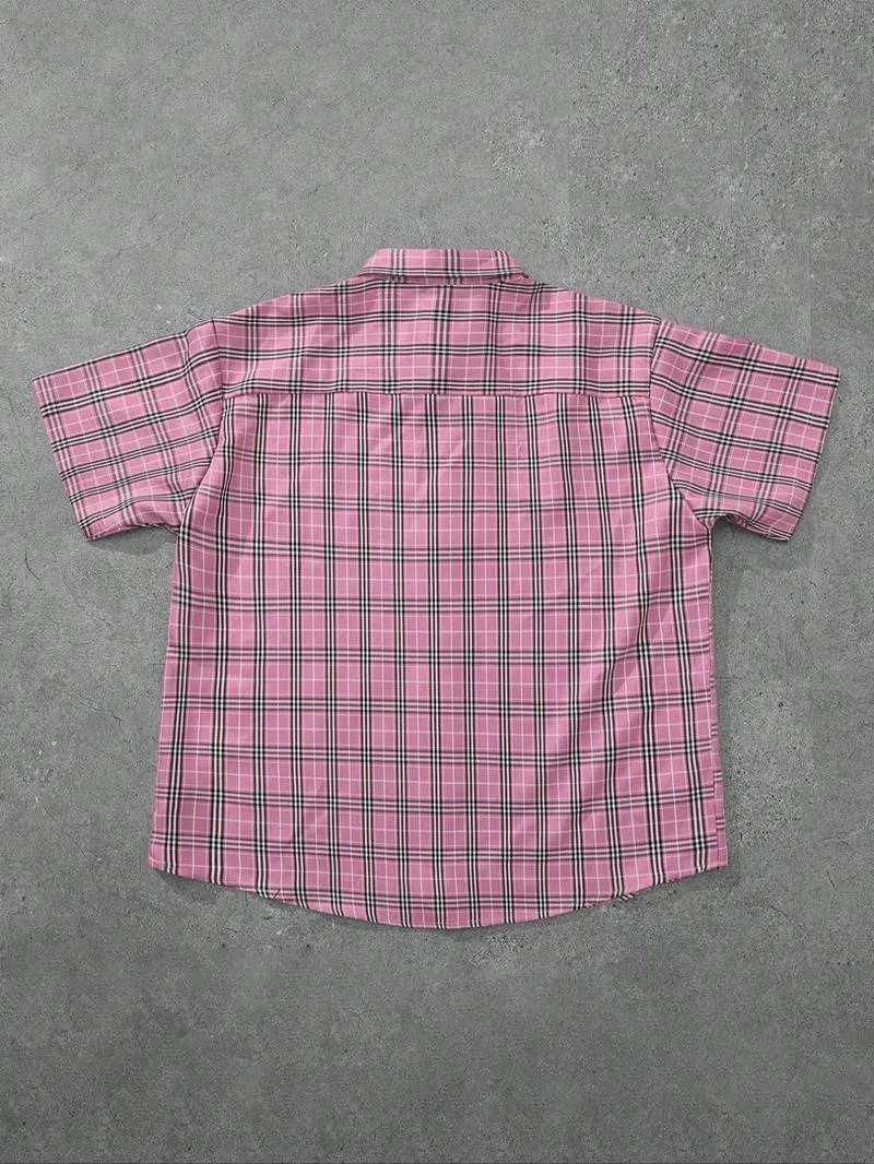 🔥5COLORS-$21 TODAY ONLY🔥 “SAVED BY JESUS” Plaid Shirt – Bold Faith Meets Everyday Style