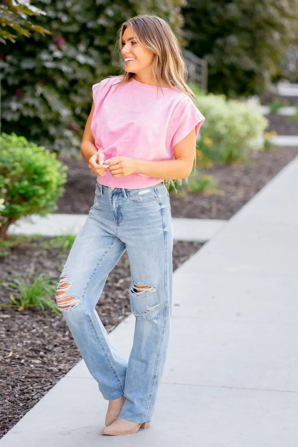 Rainbow Thread High Rise 90s Magic Rigid Straight