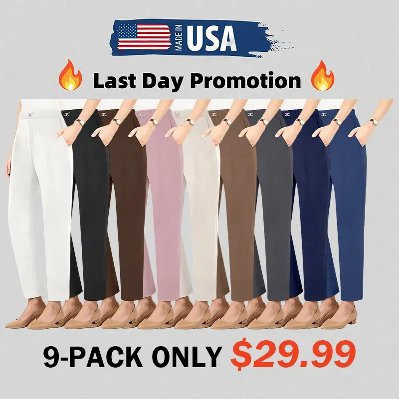 🔥HOT SALE🔥High Rise Silky Soft Pull-on Comfort Pants