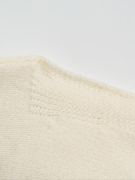 Women’s Off-Shoulder Ribbed Knit Long Sleeve Top