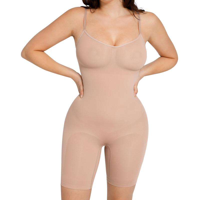 Women Butt Lifter Bodysuit  Tummy Control Shapewear Seamless Womenswear Comfort Spaghetti Strap Hip Underwear Basic Minimalist TikTokShopBlackFriday