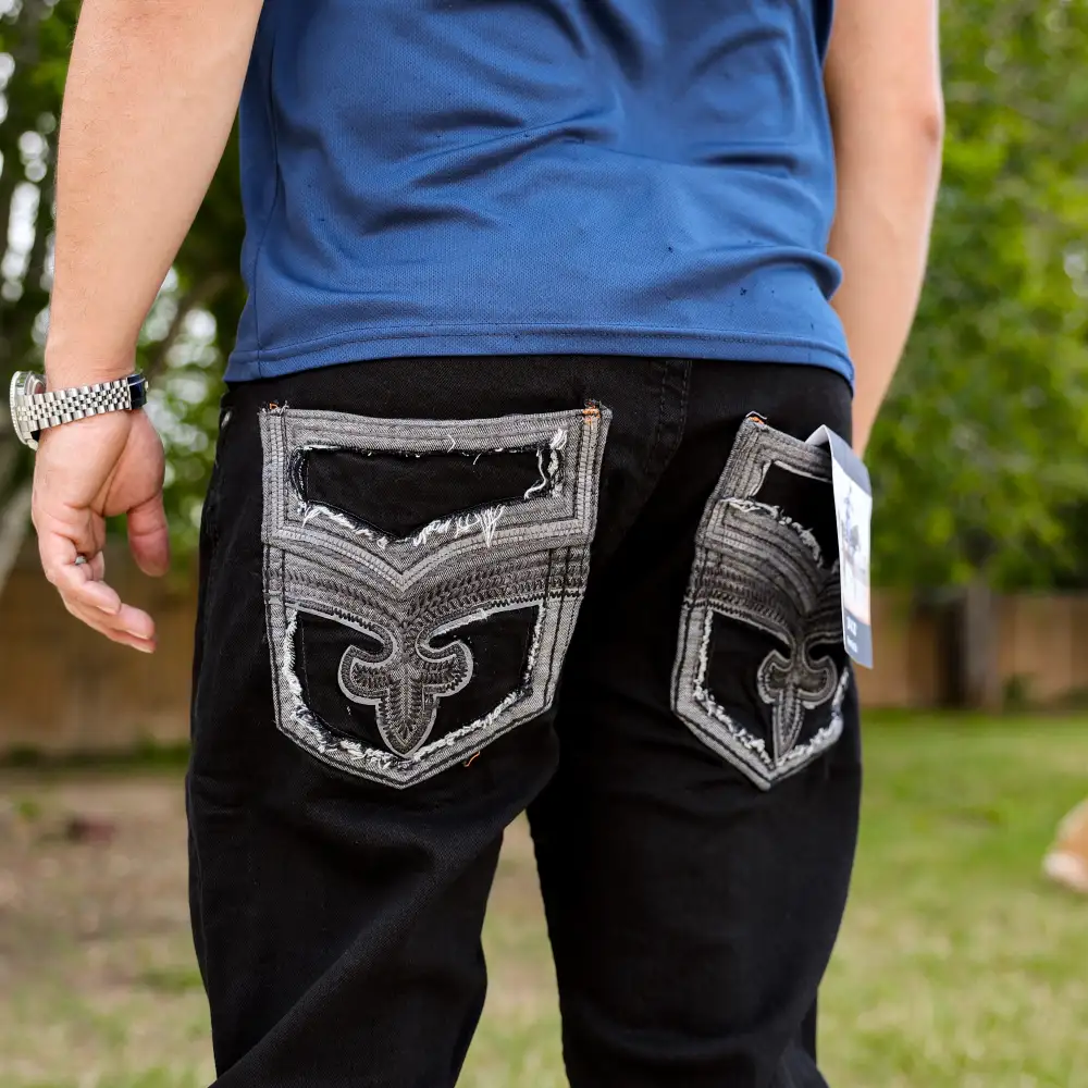 Men’s SA-034 Boot Cut Black Jean