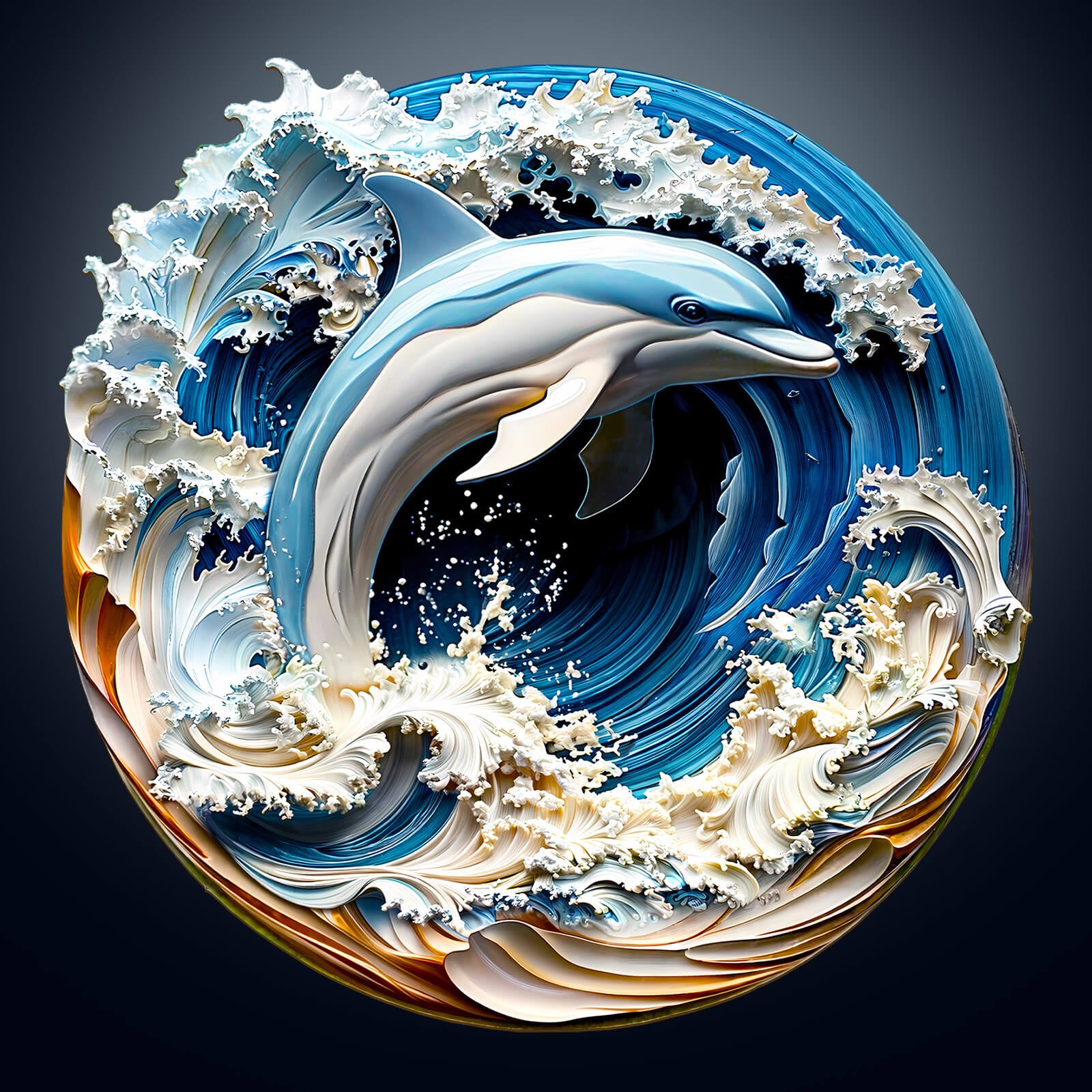 3D Dolphin-1 Wooden Jigsaw Puzzle