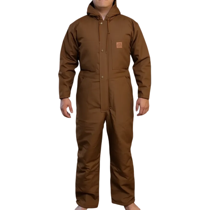 🔥Last Day Promotion!🎁Men's Insulated Work Coverall with Pockets&Cold-Weather Insulated Bib Overalls🎁